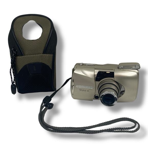 VTG Olympus Stylus 120 35mm Point & Shoot Vintage Film Camera - Tested Working* - Picture 1 of 8